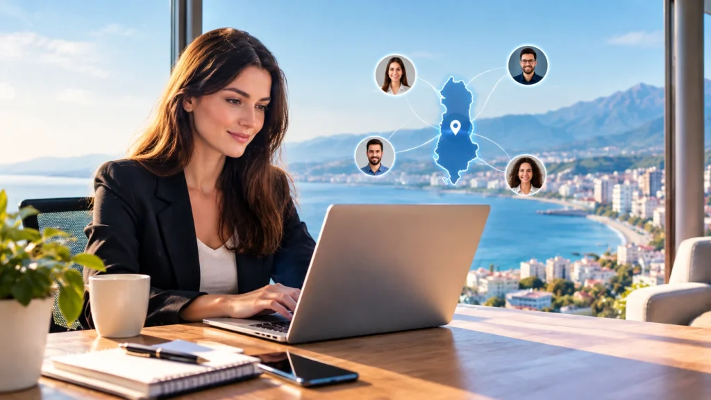 how to hire in albania without a company